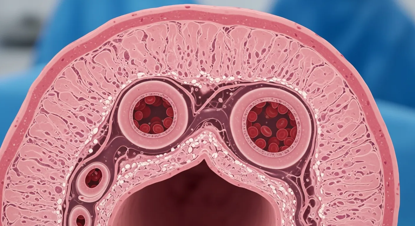 Wharton's jelly tissue cross-section showing the rich mesenchymal stem cell source within the umbilical cord