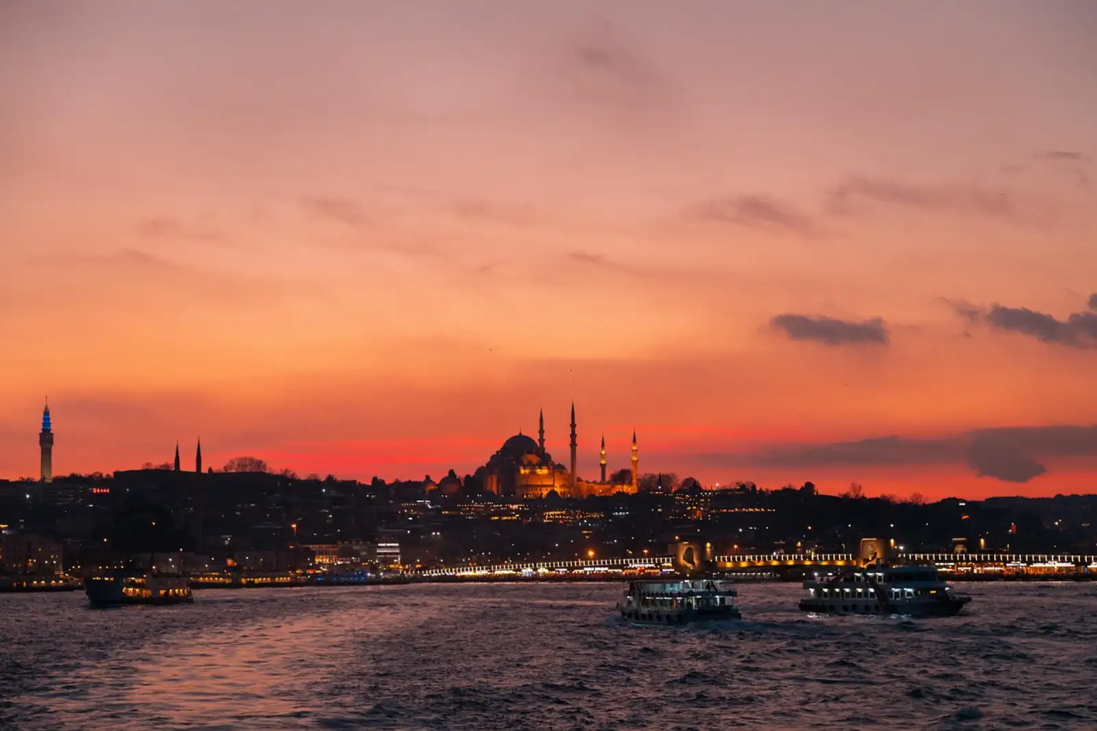 Istanbul Bosphorus skyline