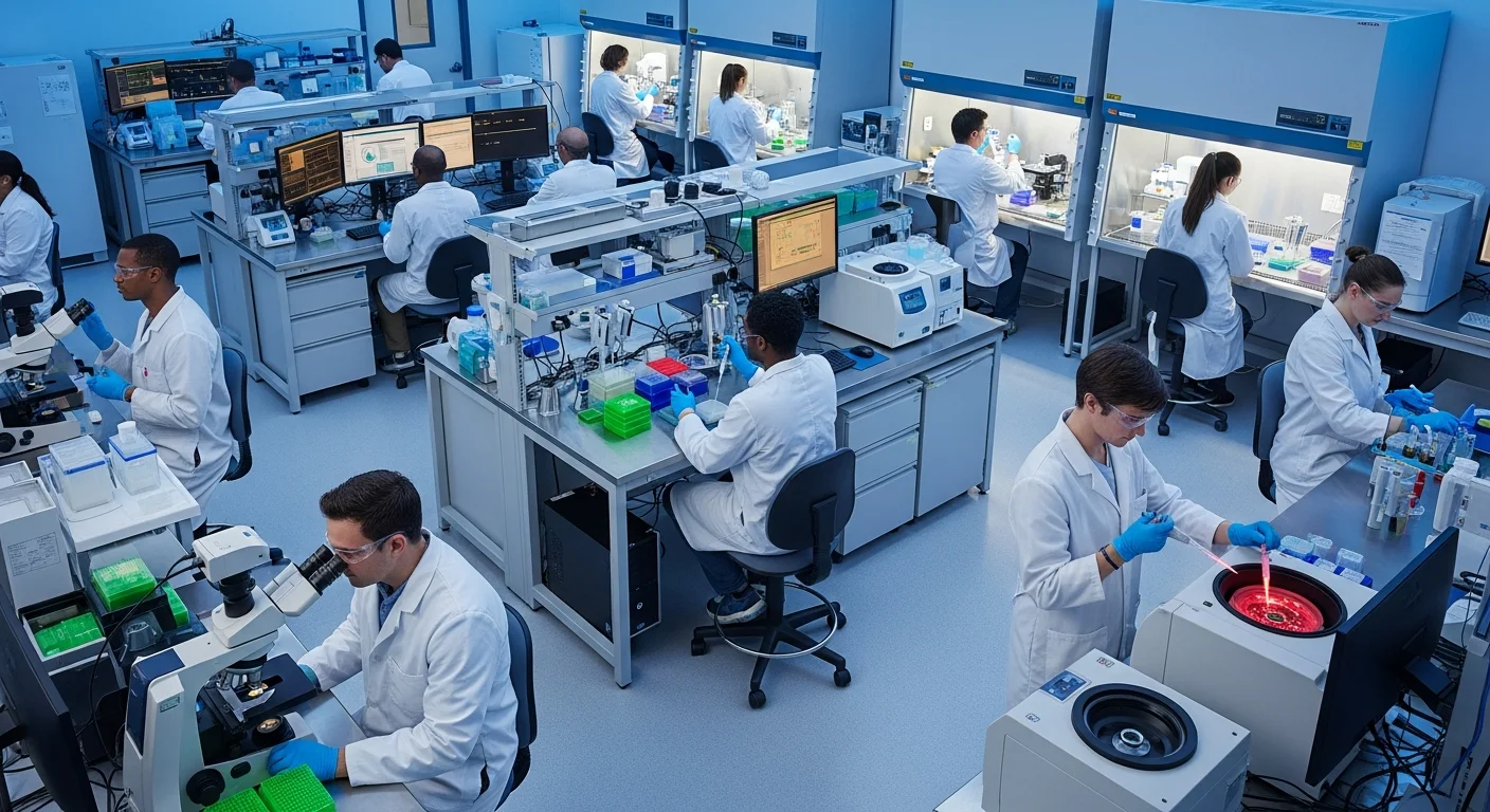 Modern stem cell laboratory